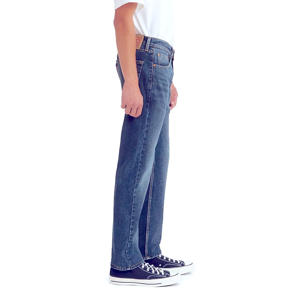 Levi's 505 Regular Fit Cotton Denim Jeans 42x30 - Picture 3 of 13